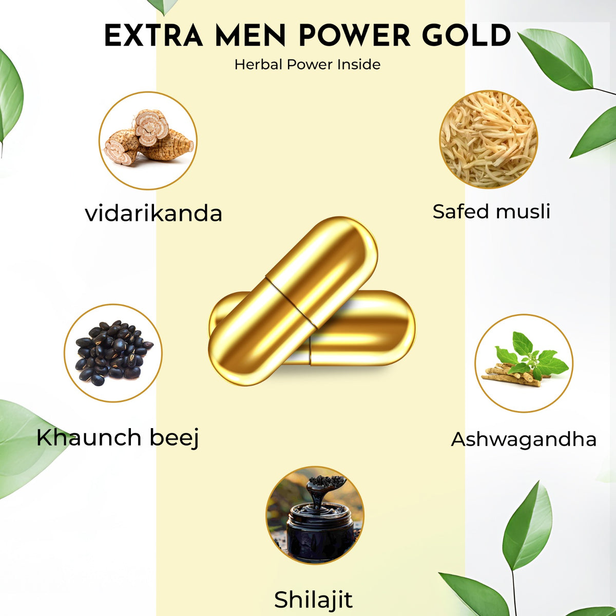 Gold extra men power capsule