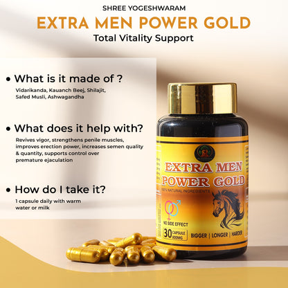 Gold extra men power capsule