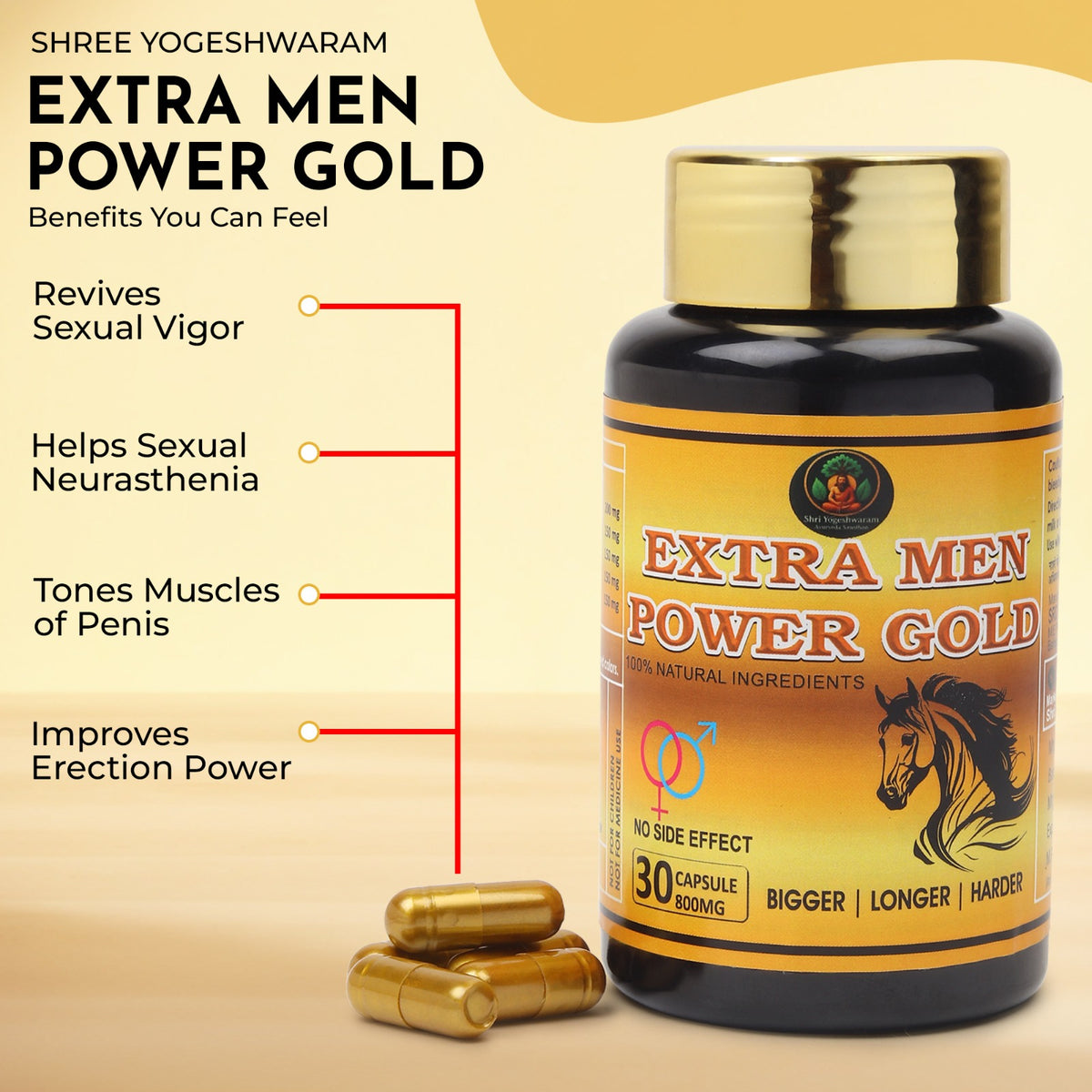 Gold extra men power capsule
